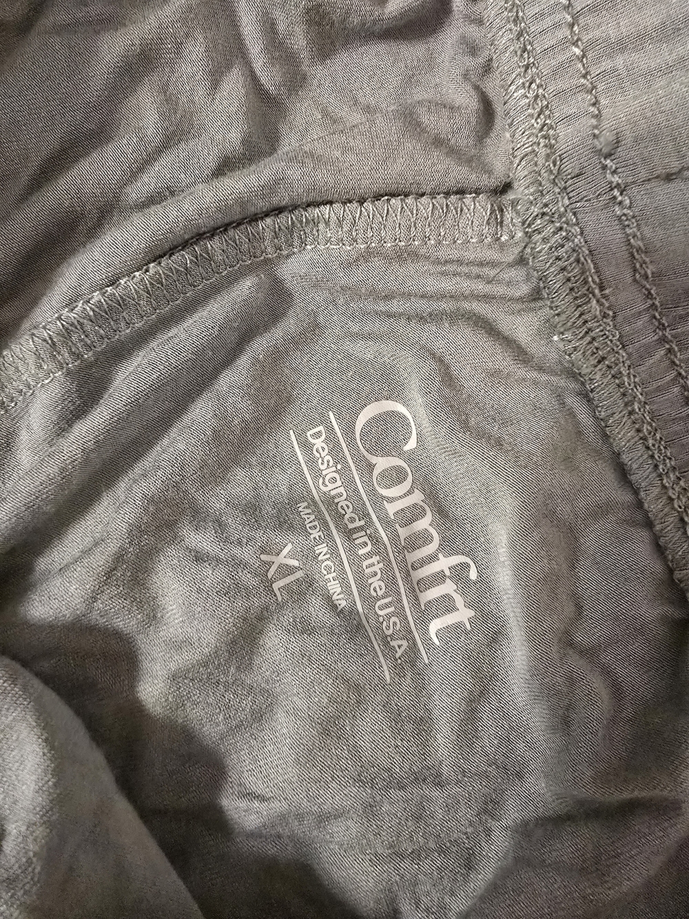 Comfrt - Adult's Pull-On Casual Shorts in Burgundy, Sage & Tan - Set of 3 - Picture 7 of 10